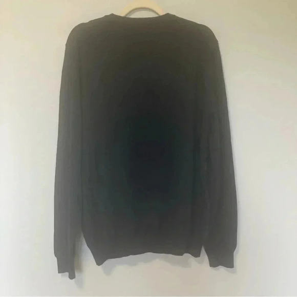 Hugo Boss 100% virgin wool grey black  sweater - Picture 2 of 7